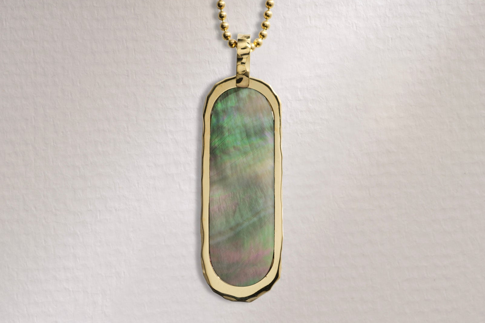 Alexis Cartouche Pendant in Tahitian Pearl