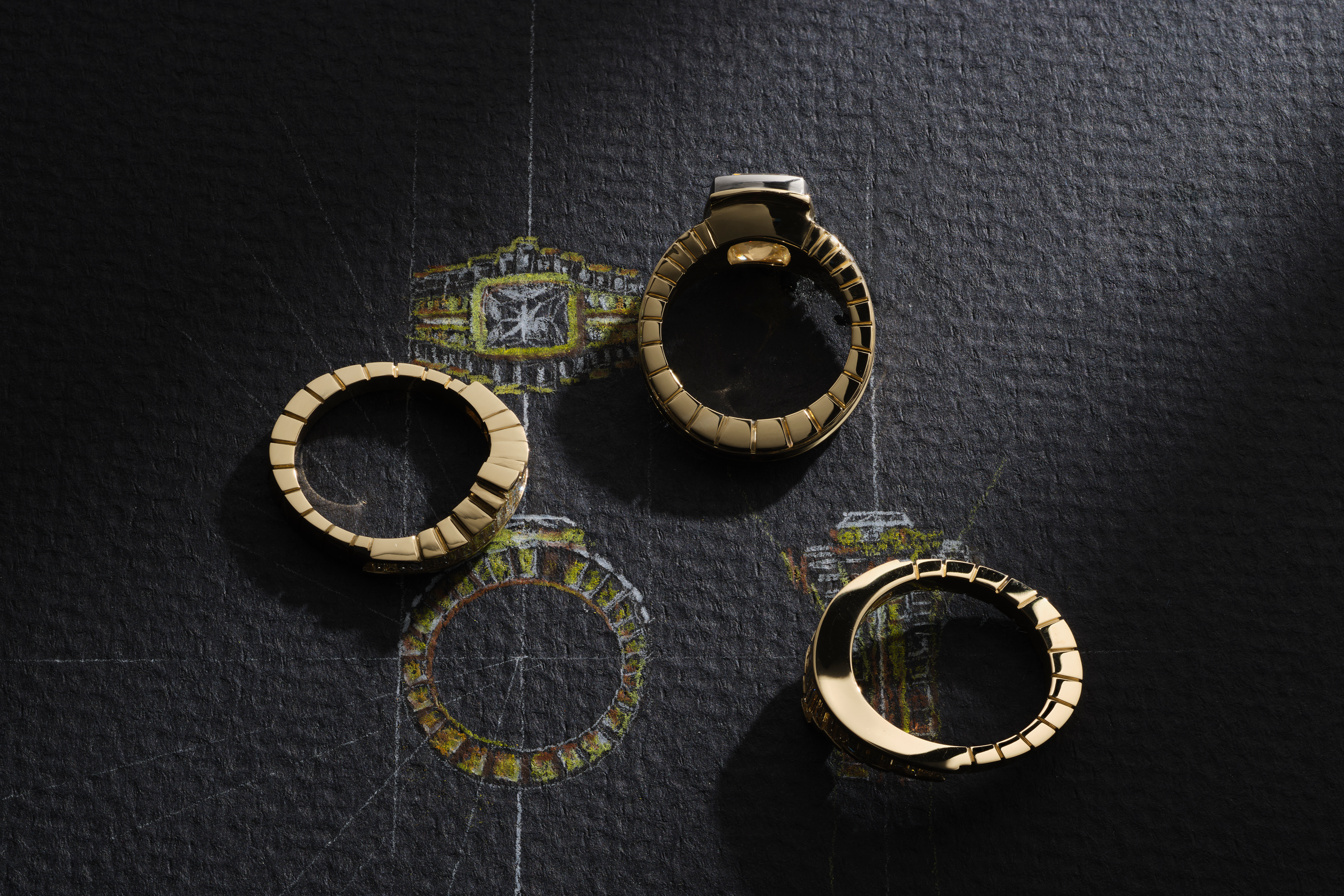 One-of-a-Kind Cushion Cut Diamond Ring With Pavé