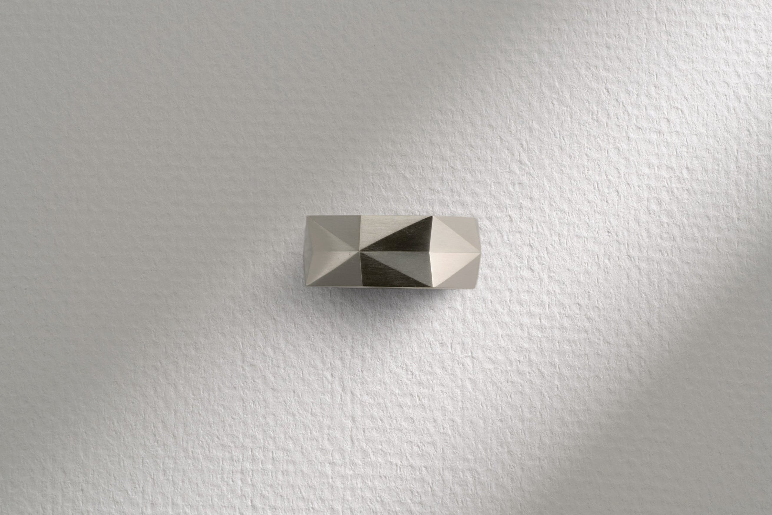One-of-a-Kind Geometric Platinum Men’s Band with Sapphire Ombre