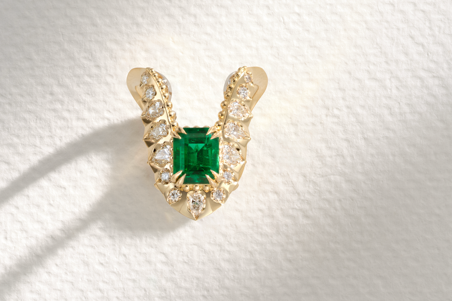 One-of-a-Kind Emerald Vanki Ring