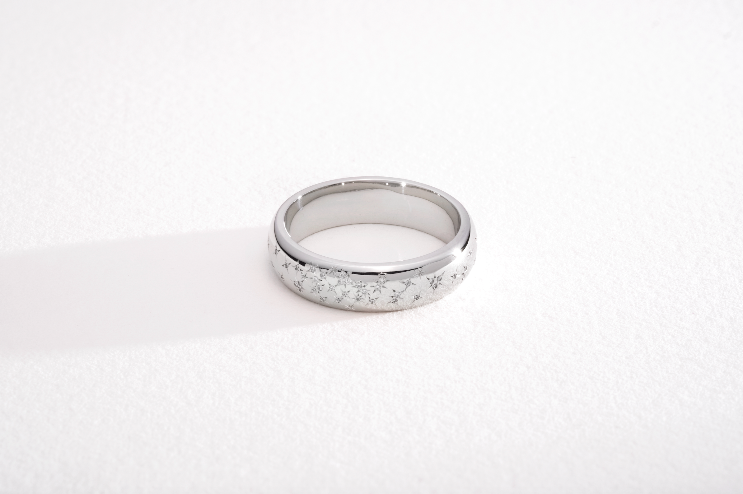 One-of-a-Kind Diamond Galaxy Ring