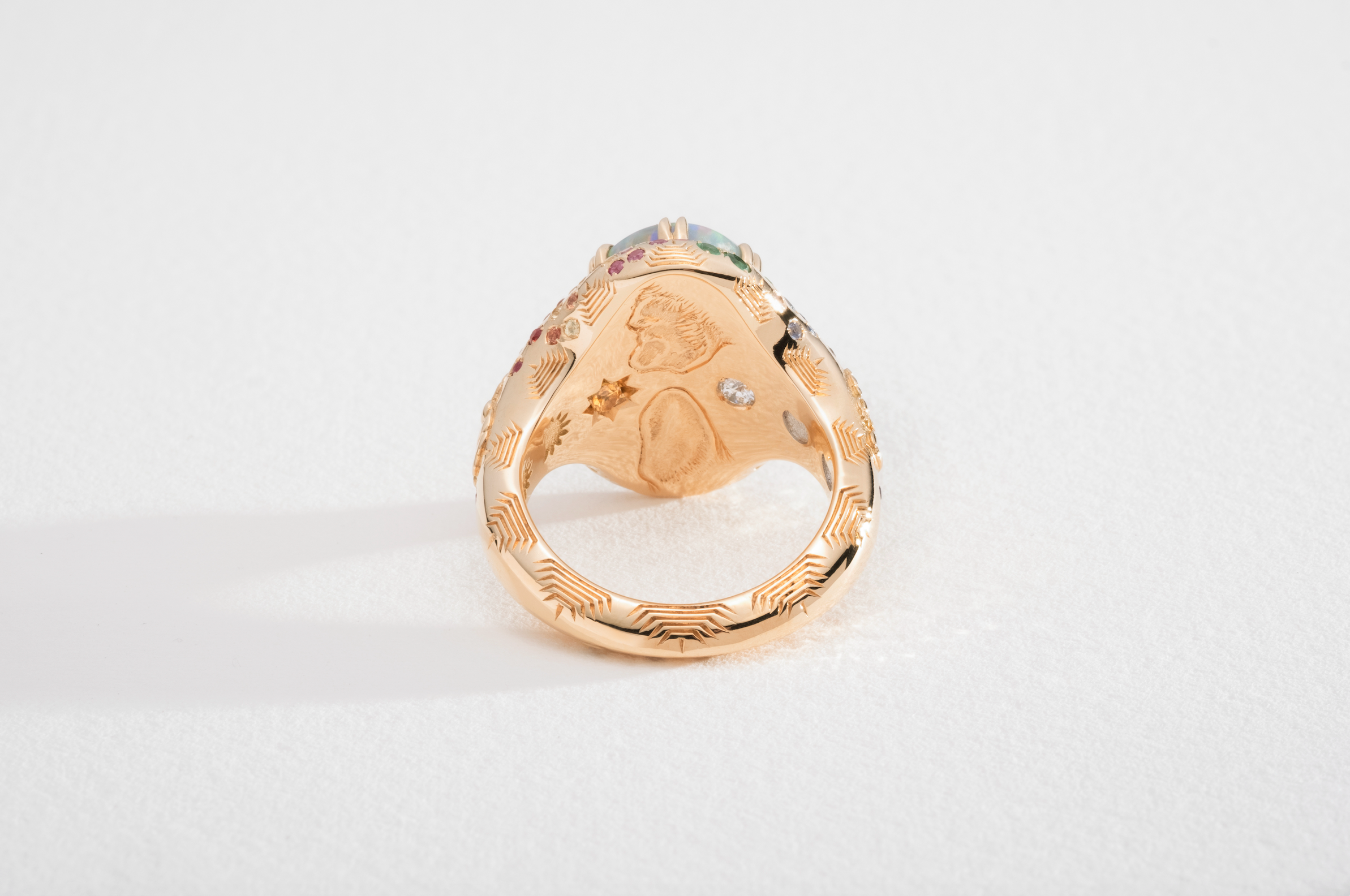One-of-a-Kind Australian Black Opal Ring