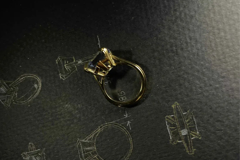 One-of-a-Kind Aquamarine Ring