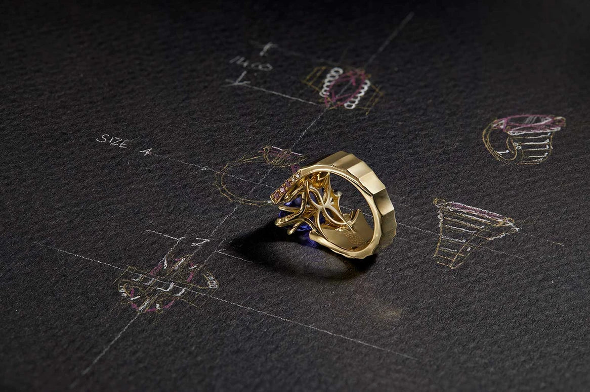 One-of-a-Kind Marquis Tanzanite Ring