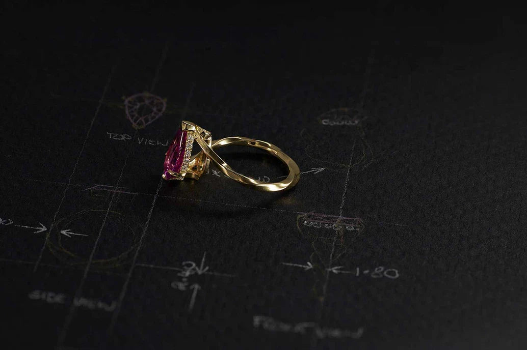 One-of-a-Kind Pink Sapphire Ring