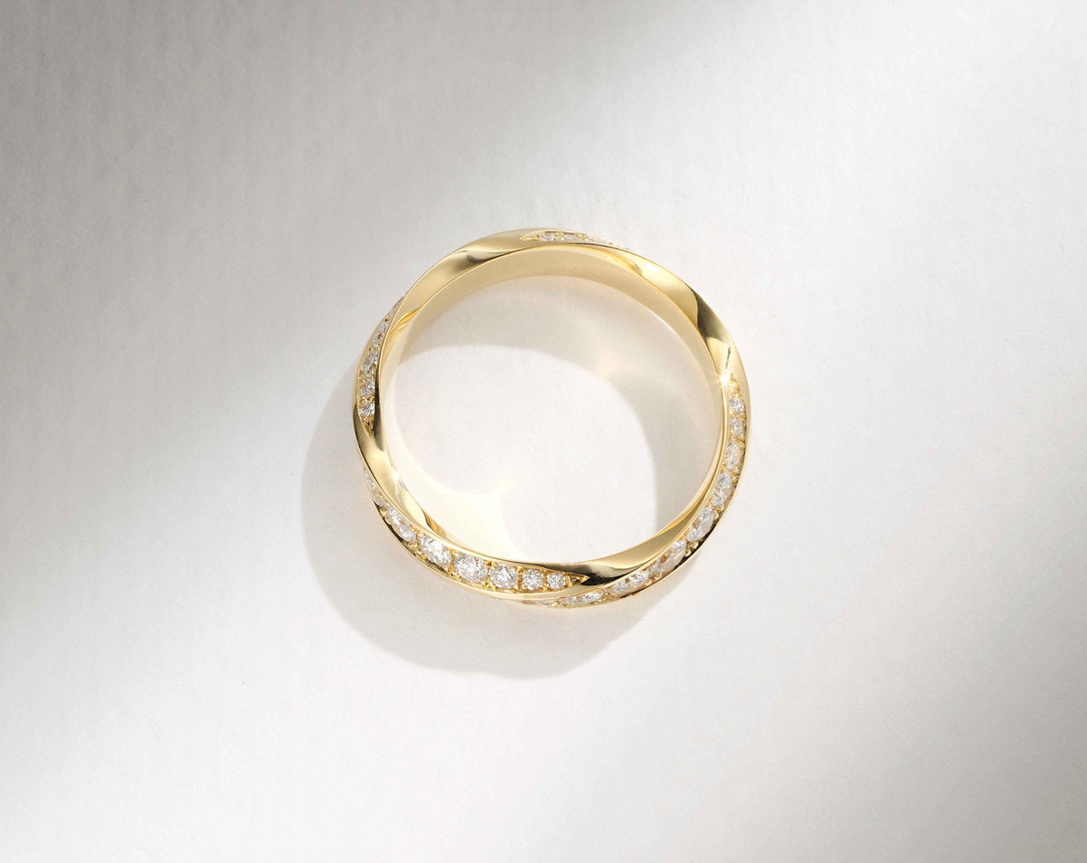 Carré Wide Ring