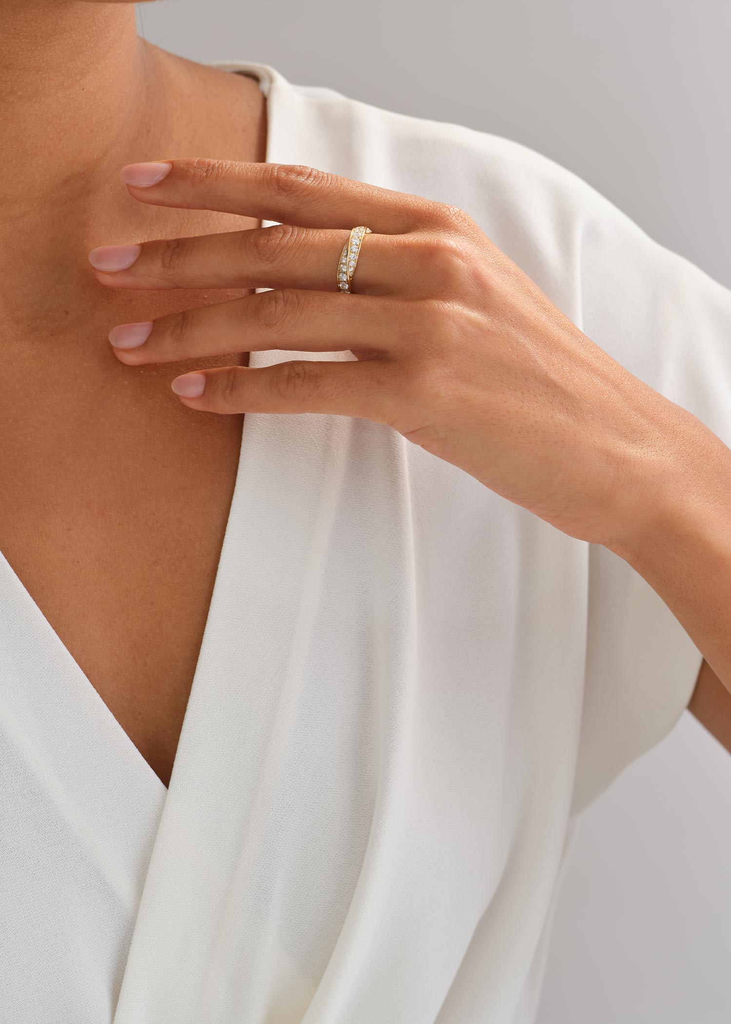 Carré Wide Ring