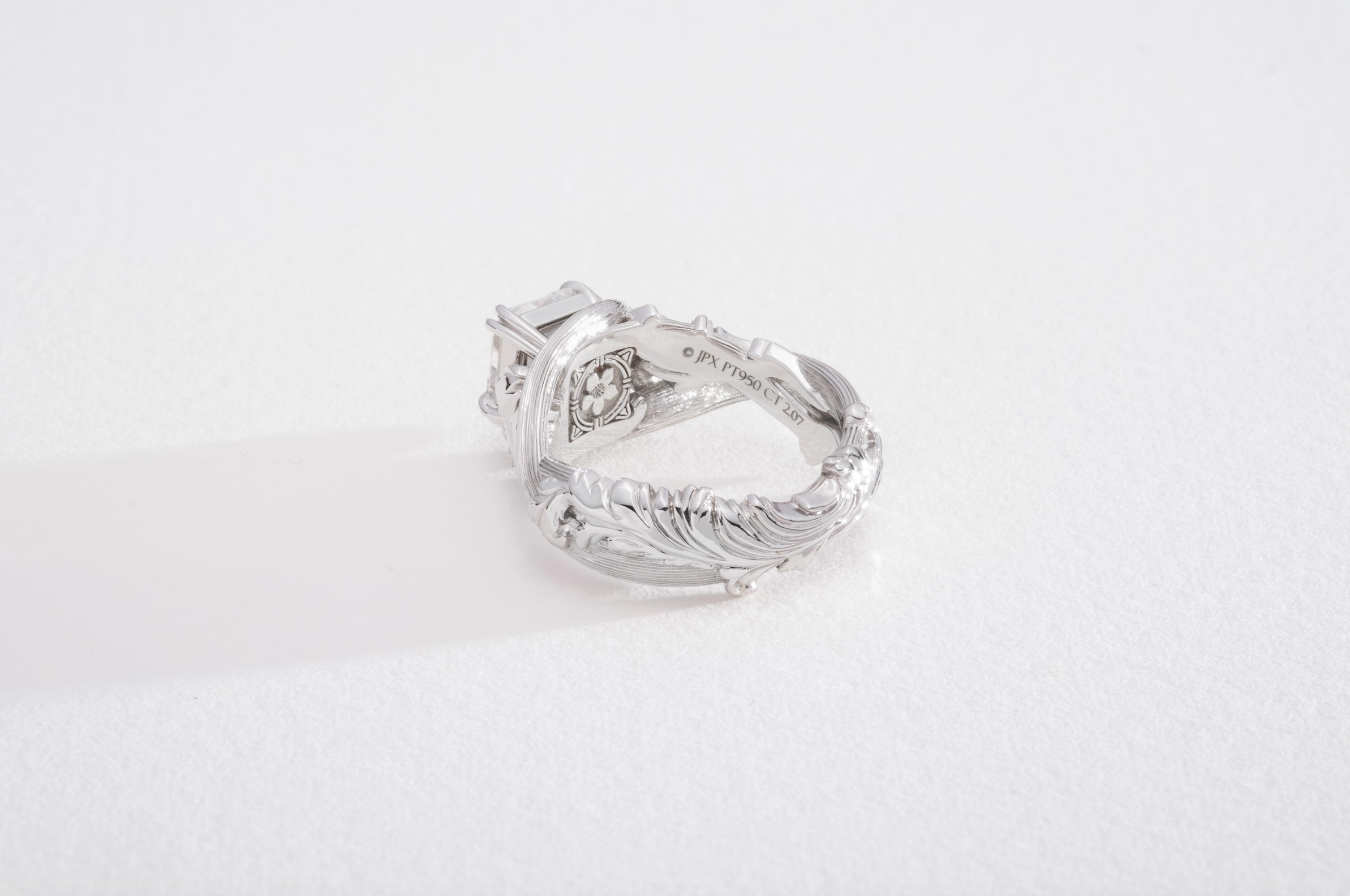 One-of-a-Kind Asscher Cut Diamond Ring