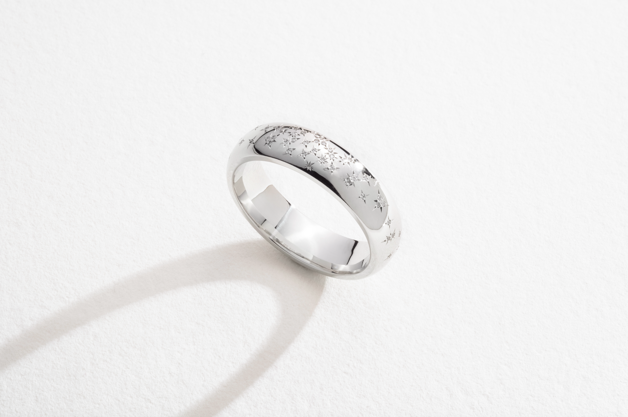 One-of-a-Kind Diamond Galaxy Ring