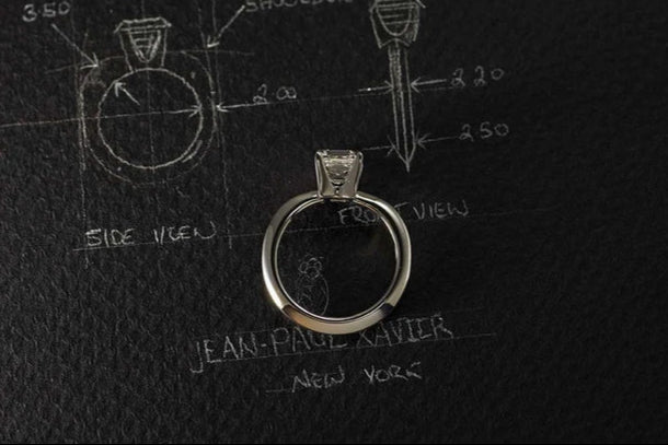 One-of-a-Kind Cushion Diamond Ring